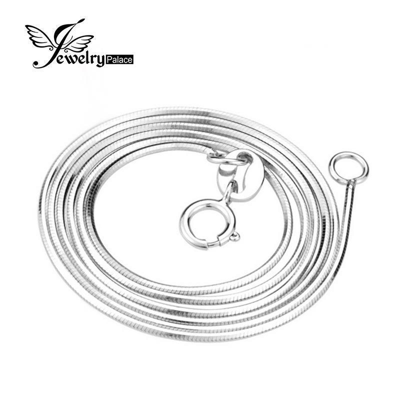 Jewelrypalace New Unique Snake Chain Necklace Wholesale Price Pure 925 Solid Sterling Silver 40 cm 45 cm 2016 Fine Jewelry-40cm-JadeMoghul Inc.