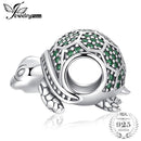 JewelryPalace Ocean Animal Turtle Nano Russian Simulated Emerald 925 Sterling Silver Charm Beads For Women 2018 New Hot--JadeMoghul Inc.