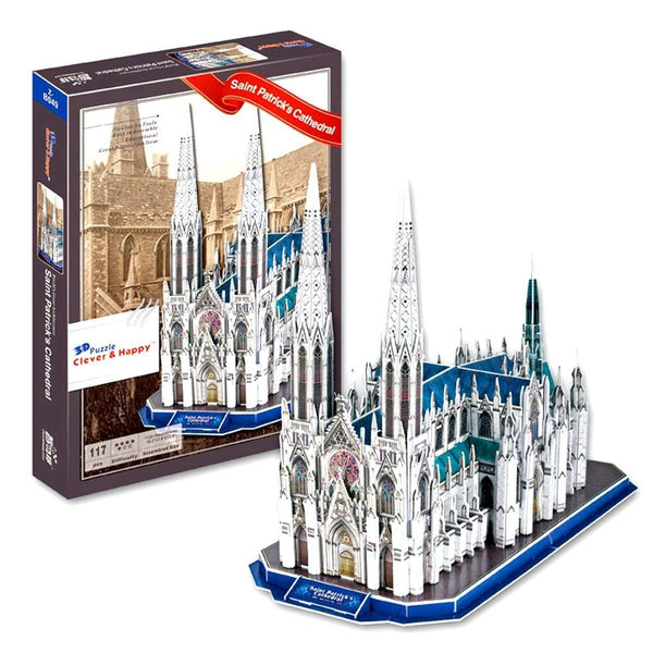 Jigsaw Puzzles St. Patrick's Cathedral 3D Puzzle 117 Pieces AZ Toys