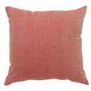 JILL Contemporary Big Pillow, Red Finish, Set of 2-Accent Pillows-Red-Rayon & Polyester-JadeMoghul Inc.