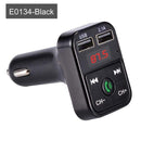 JINSERTA Car Bluetooth 5.0 Mp3 Player FM Transmitter Handsfree Audio Receiver 3.1A Dual USB Fast Charger Support TF/U Disk JadeMoghul Inc. 