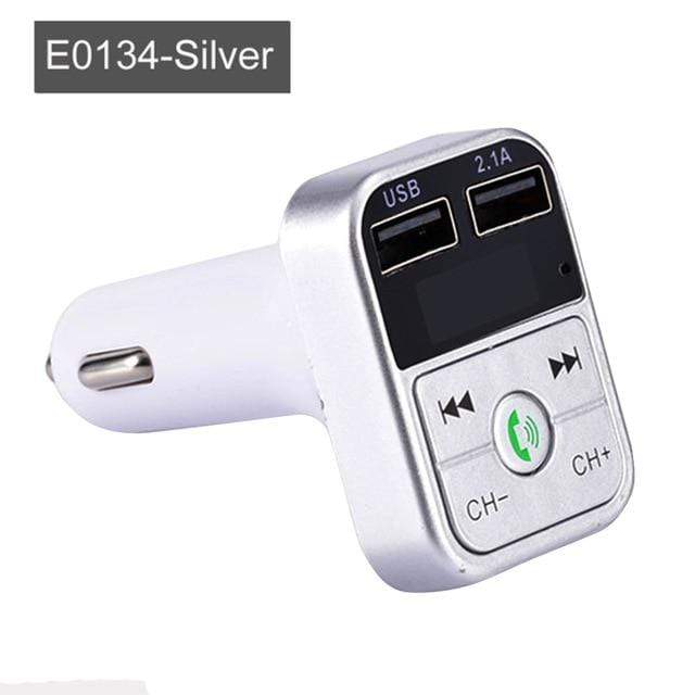 JINSERTA Car Bluetooth 5.0 Mp3 Player FM Transmitter Handsfree Audio Receiver 3.1A Dual USB Fast Charger Support TF/U Disk JadeMoghul Inc. 