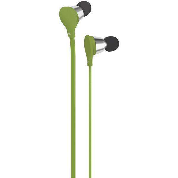 Jive Noise-Isolating Earbuds with Microphone (Green)-Headphones & Headsets-JadeMoghul Inc.