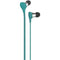 Jive Noise-Isolating Earbuds with Microphone (Turquoise)-Headphones & Headsets-JadeMoghul Inc.