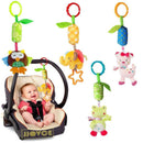 JJOVCE Playpen Baby Hanging Toys Stroller Rattles Plush Dolls Infant Carrier Accessories Wind Chime for Newborn Sensory Develop-Owl-JadeMoghul Inc.