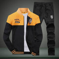 Jogger Jacket & Pants Suit-yellows-4XL-JadeMoghul Inc.