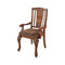 Johannesburg I Traditional Arm Chair, Brown Cherry, Set Of 2-Armchairs and Accent Chairs-Brown Cherry, Brown-Wood-JadeMoghul Inc.
