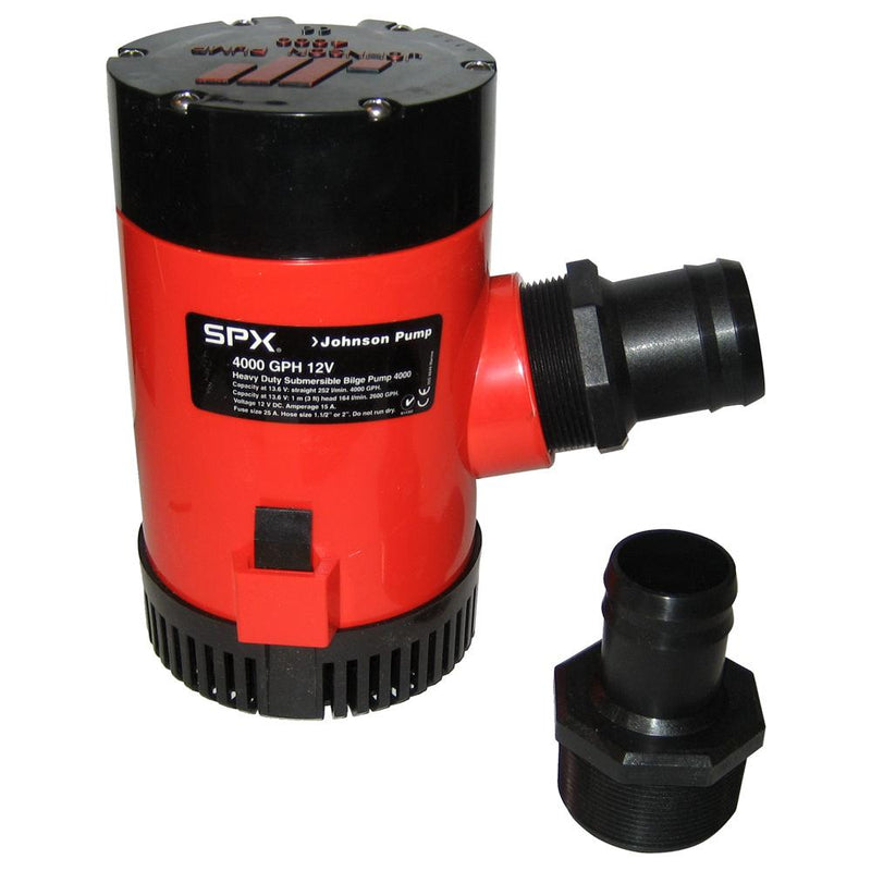 Johnson Pump 4000 GPH Bilge Pump 1-1-2" Discharge Port 12V [40004]-Bilge Pumps-JadeMoghul Inc.