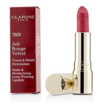 Joli Rouge Velvet (Matte & Moisturizing Long Wearing Lipstick) - # 760V Pink Cranberry 80032882 - 3.5g/0.1oz-Make Up-JadeMoghul Inc.