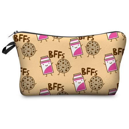 Jom Tokoy 2017 New Fashion Brand Cosmetic Bags 3D Printing Women Travel Makeup Bag-hzb791-JadeMoghul Inc.