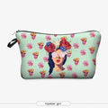 Jom Tokoy 3D Printing Makeup Bags With Multicolor Pattern Cute Cosmetics Pouchs For Travel Ladies Pouch Women Cosmetic Bag-hzb715-JadeMoghul Inc.