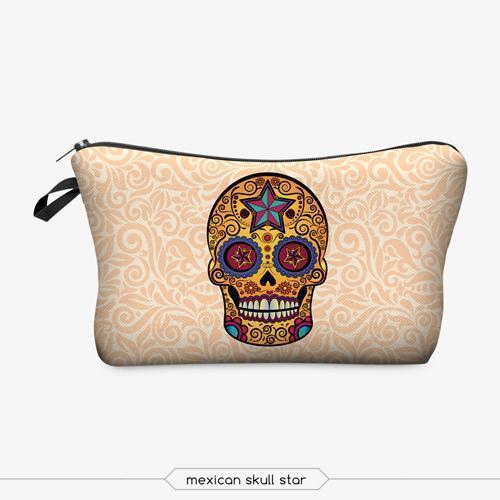 Jom Tokoy 3D Printing Makeup Bags With Multicolor Pattern Cute Cosmetics Pouchs For Travel Ladies Pouch Women Cosmetic Bag-hzb717-JadeMoghul Inc.