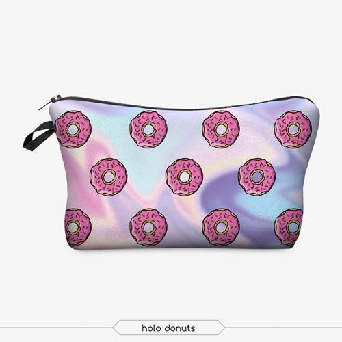 Jom Tokoy 3D Printing Makeup Bags With Multicolor Pattern Cute Cosmetics Pouchs For Travel Ladies Pouch Women Cosmetic Bag-hzb725-JadeMoghul Inc.