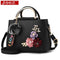 JOOZ 2018 color flowers shell Women's tote Leather Clutch Bag small Ladies Handbags Brand Women Messenger Bags Sac A Main Femme-Gray-JadeMoghul Inc.