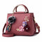 JOOZ 2018 color flowers shell Women's tote Leather Clutch Bag small Ladies Handbags Brand Women Messenger Bags Sac A Main Femme-Rubber pink-JadeMoghul Inc.