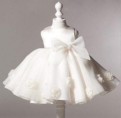 JQ-126 new hot sell baby girl dress lace flower around the kids well beautiful party girls noble pageant wear chic clothes 2017-as photo-12M-JadeMoghul Inc.