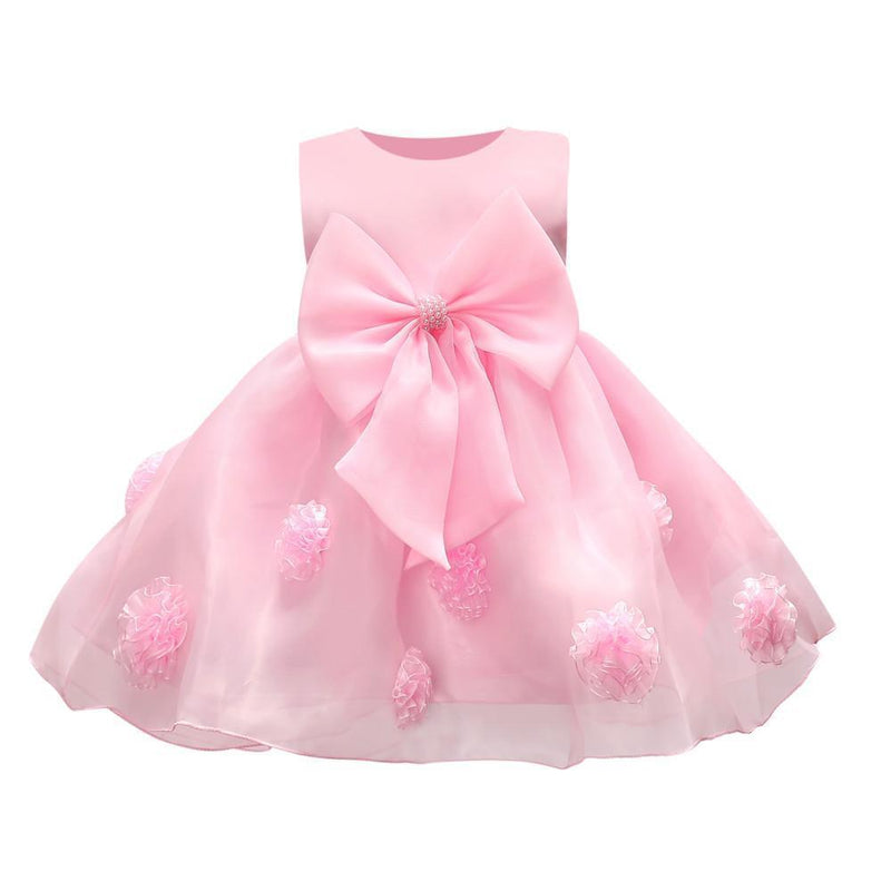 JQ-126 new hot sell baby girl dress lace flower around the kids well beautiful party girls noble pageant wear chic clothes 2017-as photo-12M-JadeMoghul Inc.