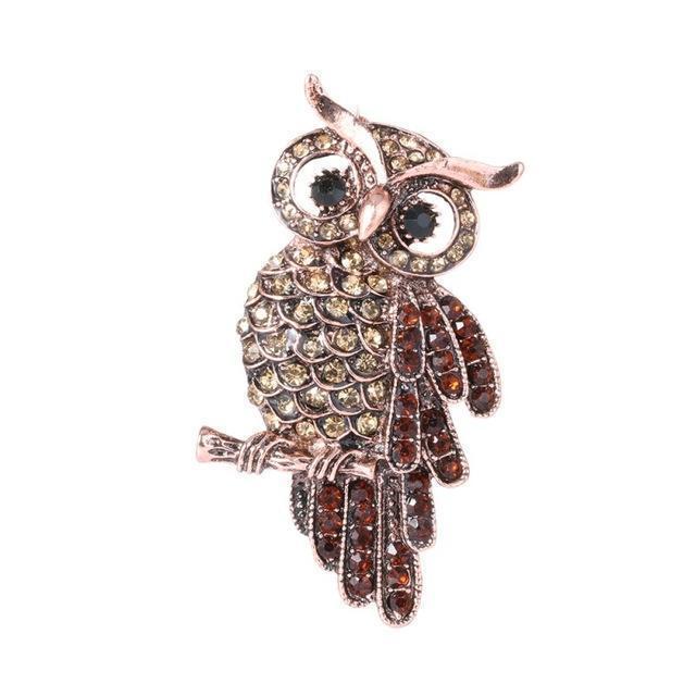 Jqueen 2017 New Brooch Retro Owl Clothing Accessories Hot Pin Charming Chic High-grade Unisex Individuality Gift Hot Sale-5-JadeMoghul Inc.