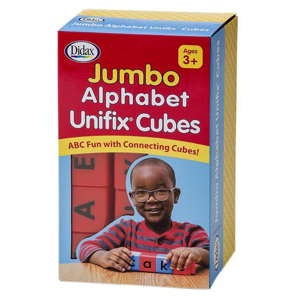 JUMBO ALPHABET UNIFIX CUBES-Learning Materials-JadeMoghul Inc.