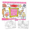 JUMBO COLORING PAD PINK 11 X 14-Toys & Games-JadeMoghul Inc.