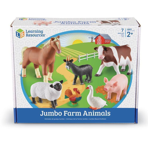 JUMBO FARM ANIMALS-Learning Materials-JadeMoghul Inc.