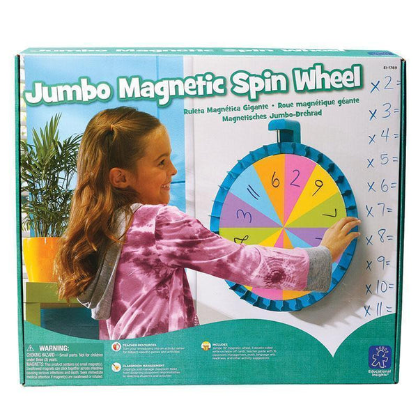 JUMBO MAGNETIC SPINNER-Learning Materials-JadeMoghul Inc.