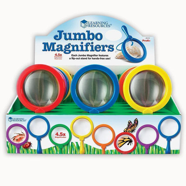 JUMBO MAGNIFIER COUNTERTOP 12/SET-Learning Materials-JadeMoghul Inc.