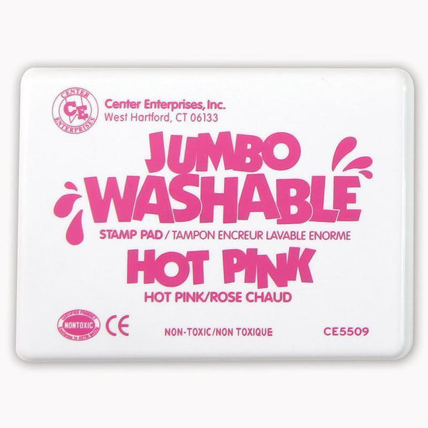 JUMBO STAMP PAD HOT PINK WASHABLE-Supplies-JadeMoghul Inc.