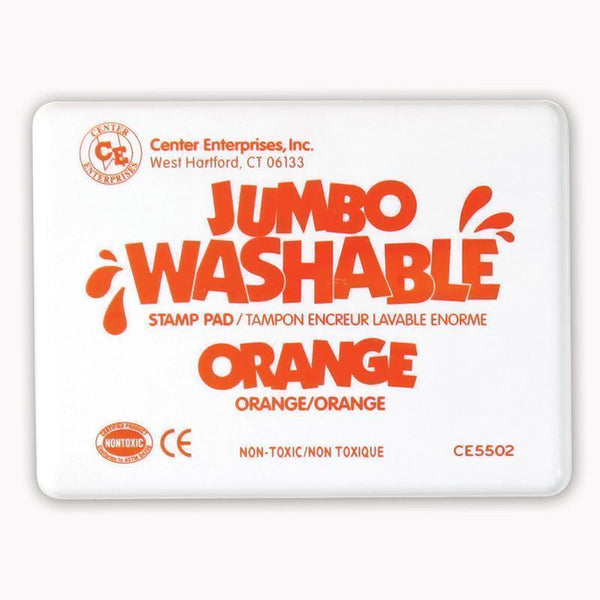 JUMBO STAMP PAD ORANGE WASHABLE-Supplies-JadeMoghul Inc.