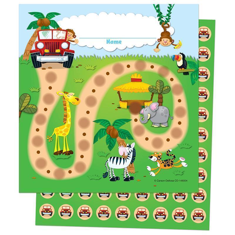 JUNGLE SAFARI MINI INCENTIVE CHARTS-Learning Materials-JadeMoghul Inc.