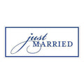 Just Married License Plate Berry (Pack of 1)-Wedding Signs-Aqua Blue-JadeMoghul Inc.