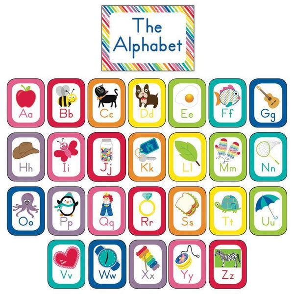 JUST TEACH ALPHABET CARDS BBS-Learning Materials-JadeMoghul Inc.