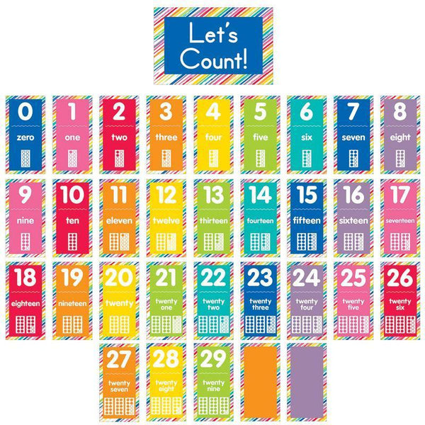 JUST TEACH NUMBER CARDS BBS SCHOOL-Learning Materials-JadeMoghul Inc.