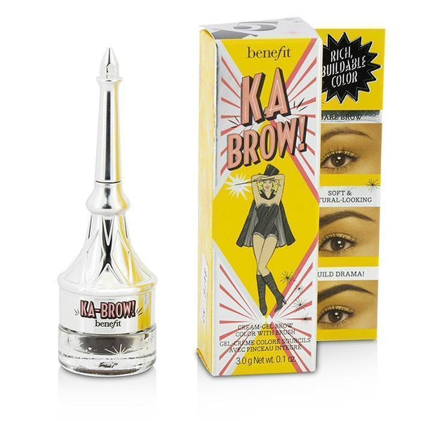 Ka Brow Cream Gel Brow Color With Brush - # 5 (Deep) - 3g-0.1oz-Make Up-JadeMoghul Inc.