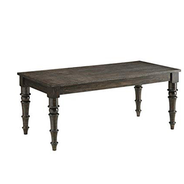 Kami Coffee Table, Antique Black-Coffee Tables-Antique Black-Pine Wood Veneer Wood MDF-JadeMoghul Inc.