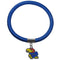 Kansas Jayhawks Color Cord Bracelet-Jewelry & Accessories-JadeMoghul Inc.