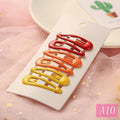 Kawaii Cartoon Fruit BB Clip Baby Children Hair Clips Bobby Pin Barrettes Accessories For Girls Kids Hairpins Hairgrip Headdress AExp