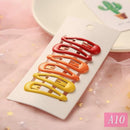 Kawaii Cartoon Fruit BB Clip Baby Children Hair Clips Bobby Pin Barrettes Accessories For Girls Kids Hairpins Hairgrip Headdress AExp