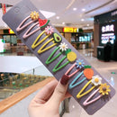 Kawaii Cartoon Fruit BB Clip Baby Children Hair Clips Bobby Pin Barrettes Accessories For Girls Kids Hairpins Hairgrip Headdress AExp