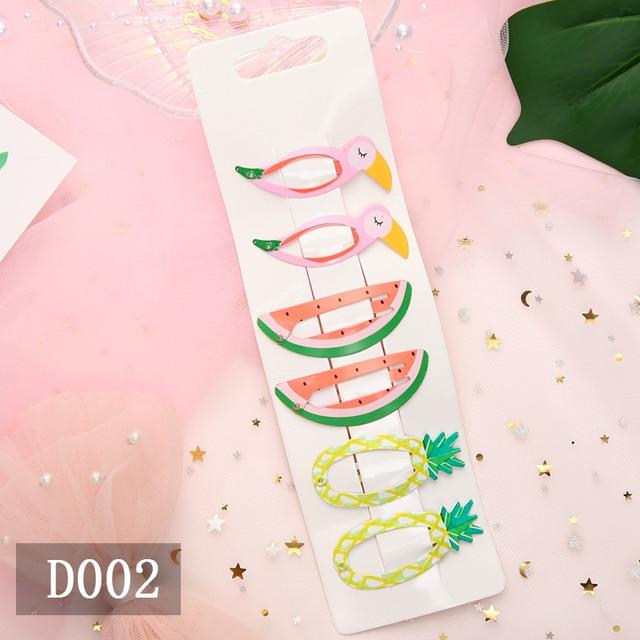 Kawaii Cartoon Fruit BB Clip Baby Children Hair Clips Bobby Pin Barrettes Accessories For Girls Kids Hairpins Hairgrip Headdress AExp