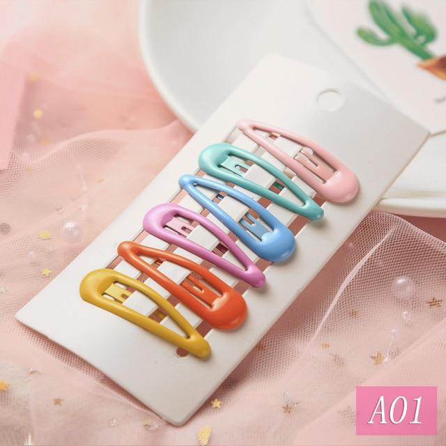 Kawaii Cartoon Fruit BB Clip Baby Children Hair Clips Bobby Pin Barrettes Accessories For Girls Kids Hairpins Hairgrip Headdress AExp