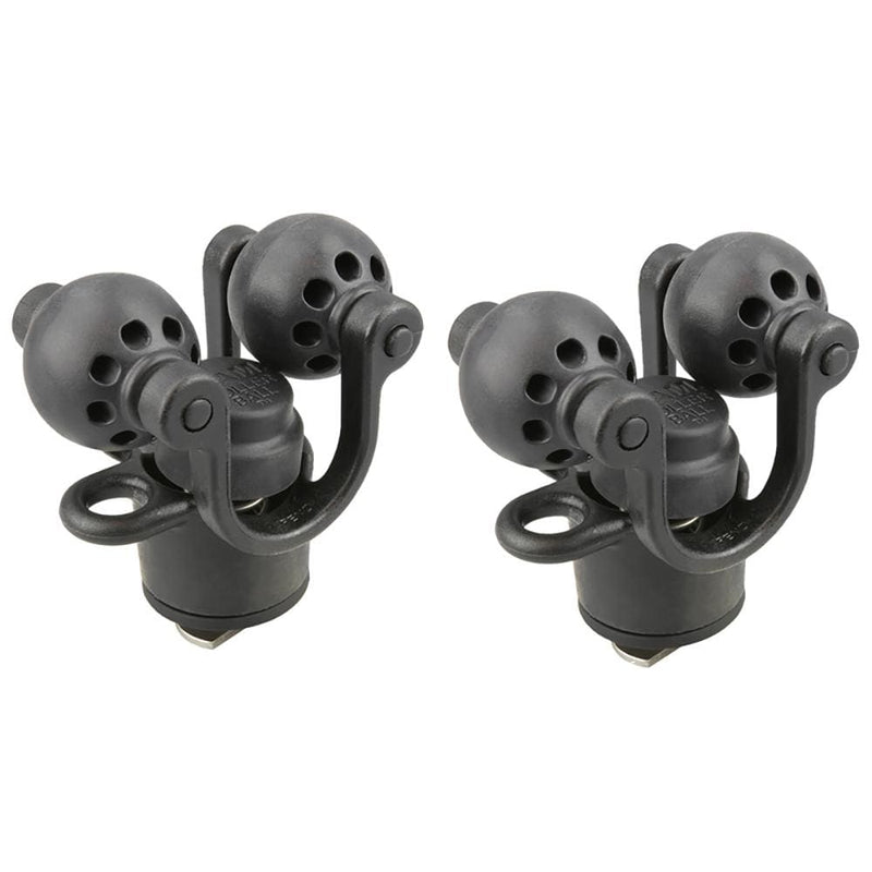 Kayak Mounts RAM Mount 2-Pack RAM Roller-Ball Paddle  Accessory Holder [RAP-412-2] RAM Mounting Systems