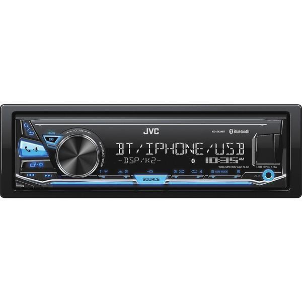 KD-SX24BT Single-DIN In-Dash AM/FM Digital Media Receiver with Bluetooth(R)-Receivers & Accessories-JadeMoghul Inc.