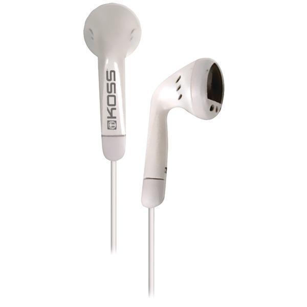 KE5 Earbuds (White)-Headphones & Headsets-JadeMoghul Inc.