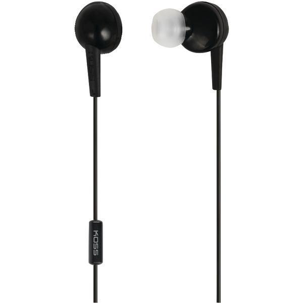 KEB6i Earbuds with Microphone (Black)-Headphones & Headsets-JadeMoghul Inc.