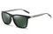 KEHU Polarized Sunglasses Men Square Brand Designer Male Aviation Vintage Sun Glasses Masculino H1815-c2 green lens-JadeMoghul Inc.