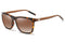 KEHU Polarized Sunglasses Men Square Brand Designer Male Aviation Vintage Sun Glasses Masculino H1815-c3 brown lens-JadeMoghul Inc.