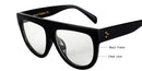 KEHU Woman Flat Top Oversized Sun Glasses Cat Eye Sunglasses Brand Designer oculos De Sol K9250-15-JadeMoghul Inc.