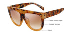 KEHU Woman Flat Top Oversized Sun Glasses Cat Eye Sunglasses Brand Designer oculos De Sol K9250-3-JadeMoghul Inc.