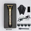 Kemei Professional Hair Clipper Beard Trimmer men's hair trimmer LCD digital display cordless haircut electric razor shaver 5 AExp